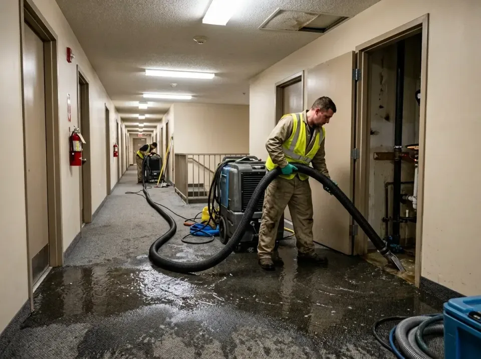 multi-unit-apartment-hallway-f-005 — frequently asked questions, Emergency Burst Pipe Water Extraction & Removal in Cuthbert…